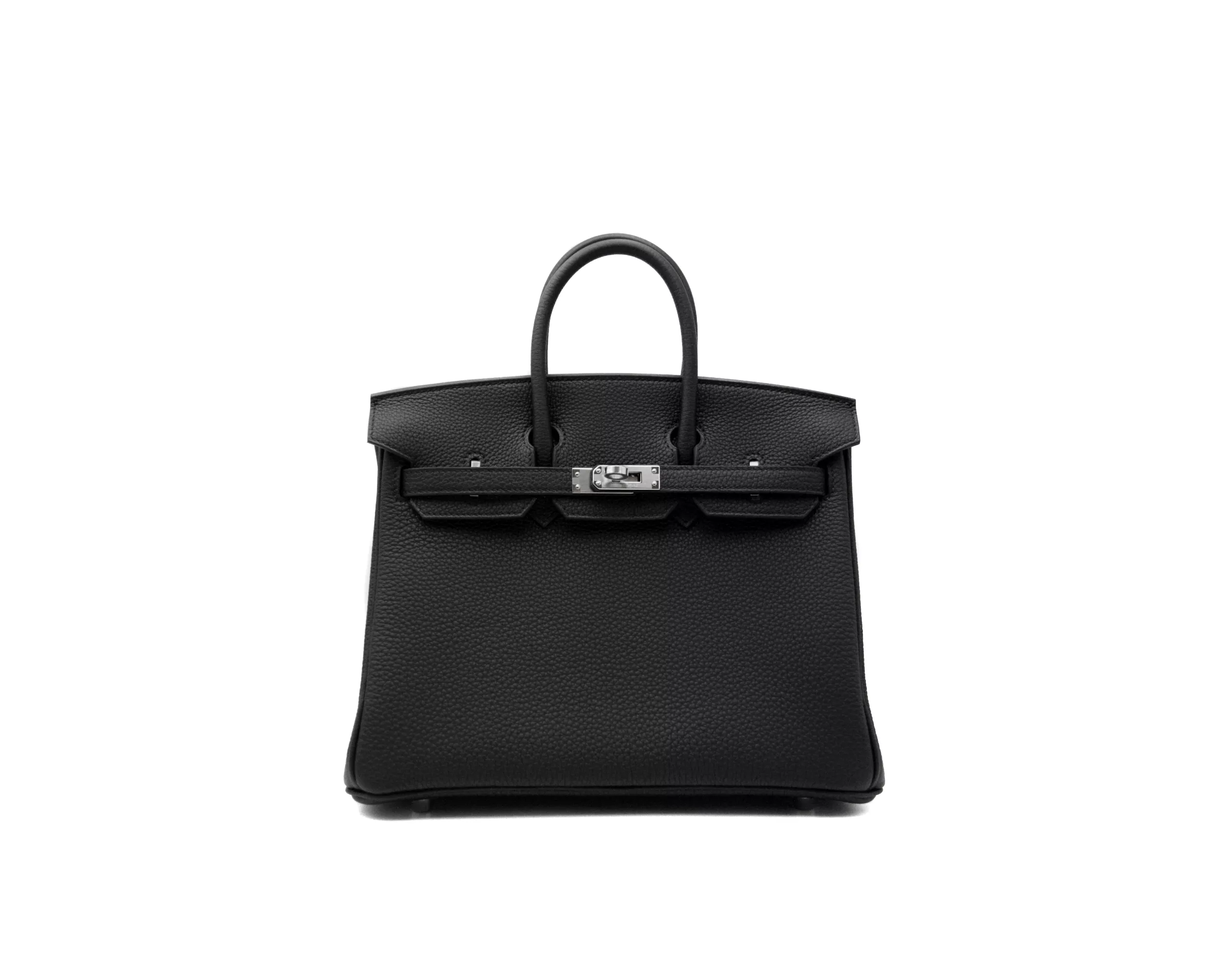 Hermès Birkin 25 Togo Schwarz mit Palladium Hardware – Ansicht 1