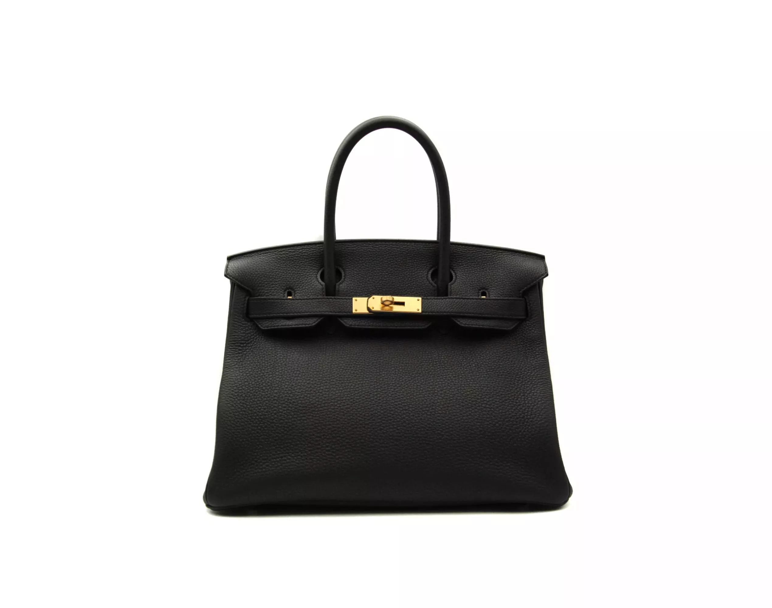 Hermès Birkin 30 Schwarz Togo mit Gold Hardware – Ansicht 1