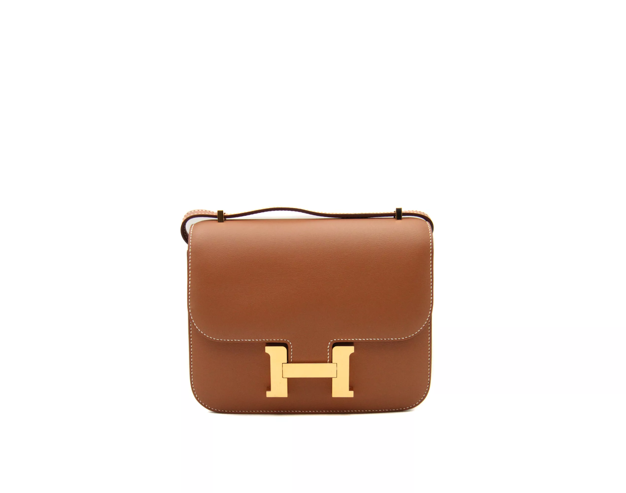 Hermès Constance 18 Gold Swift mit Gold Hardware – Ansicht 1
