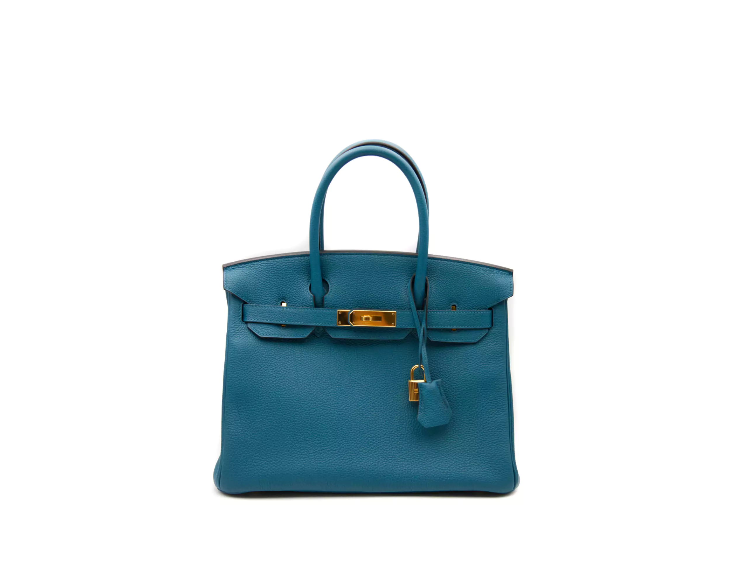 Hermès Birkin 30 Togo Blue de Galice Gold Hardware – Ansicht 1