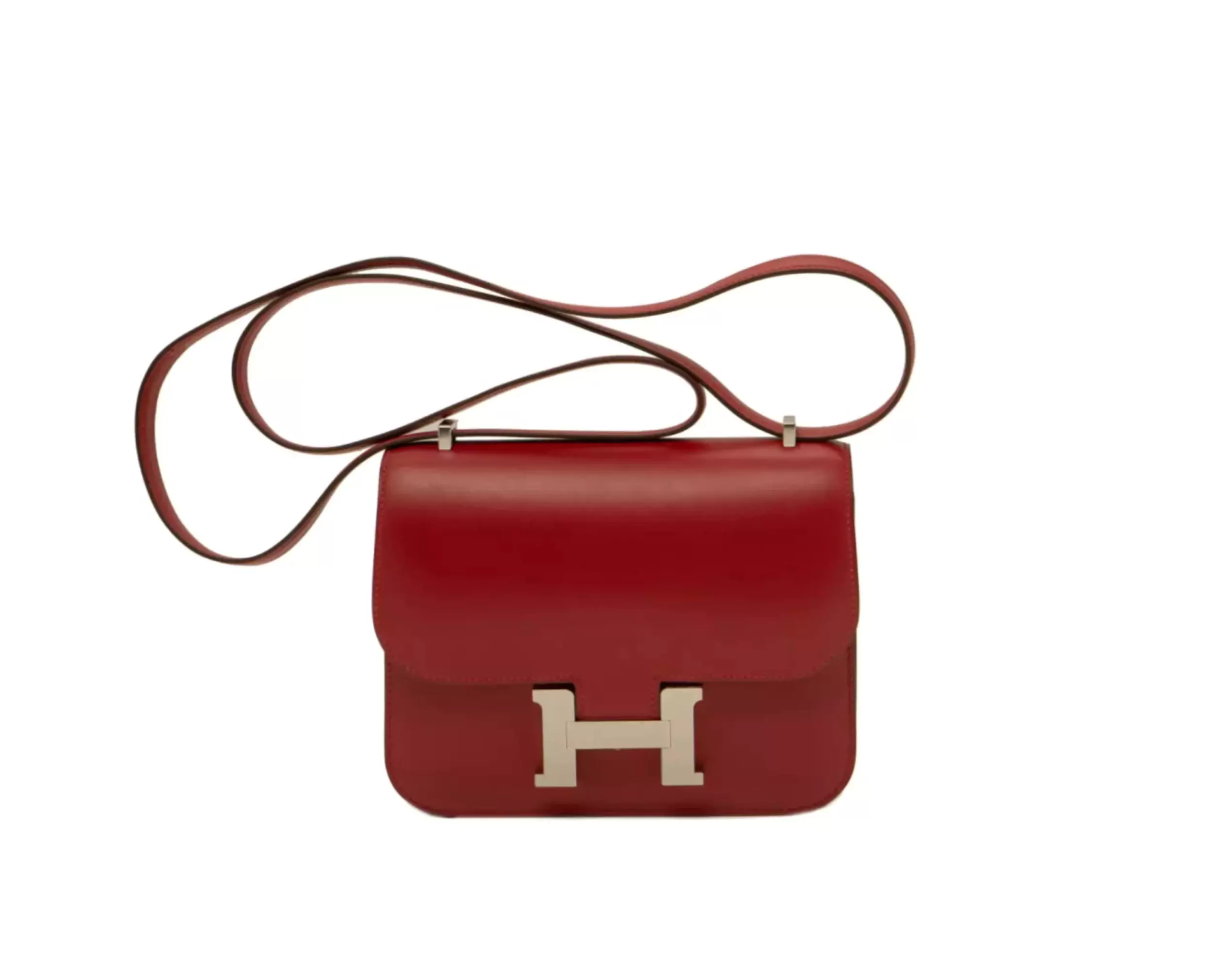 Hermès Constance 18 Tadelakt Rouge Vif Palladium Hardware – Ansicht 1