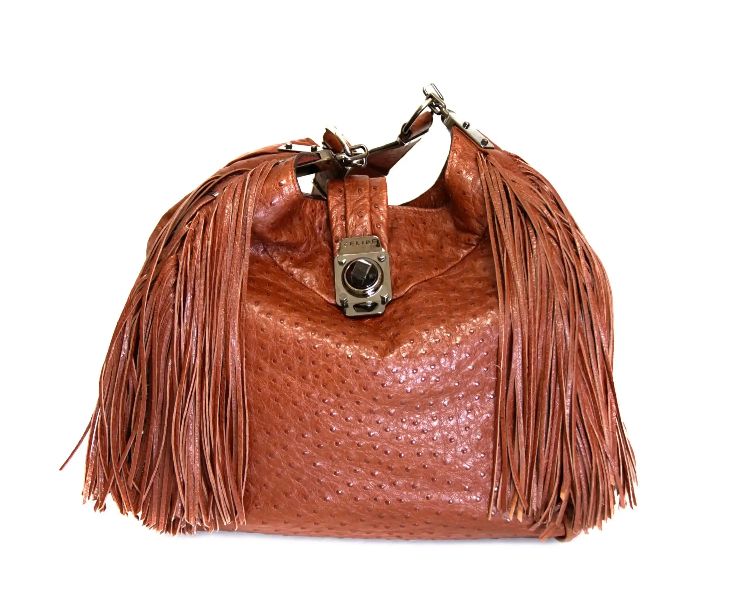 Handtasche Celine / Straußenfransen Hobo – Ansicht 1