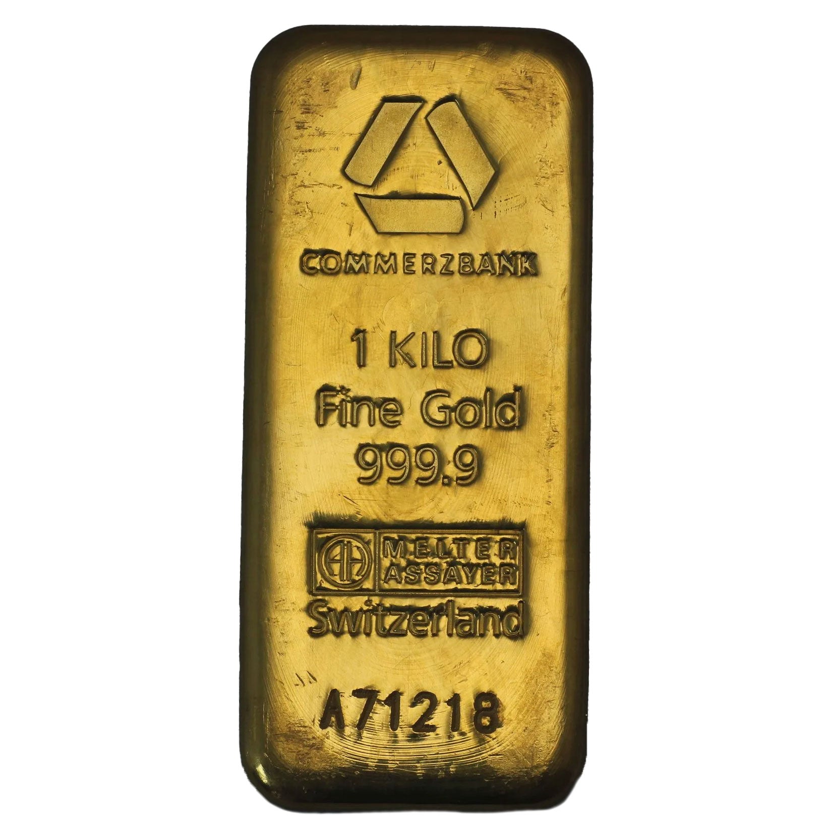 1kg Goldbarren Commerzbank – Ansicht 1