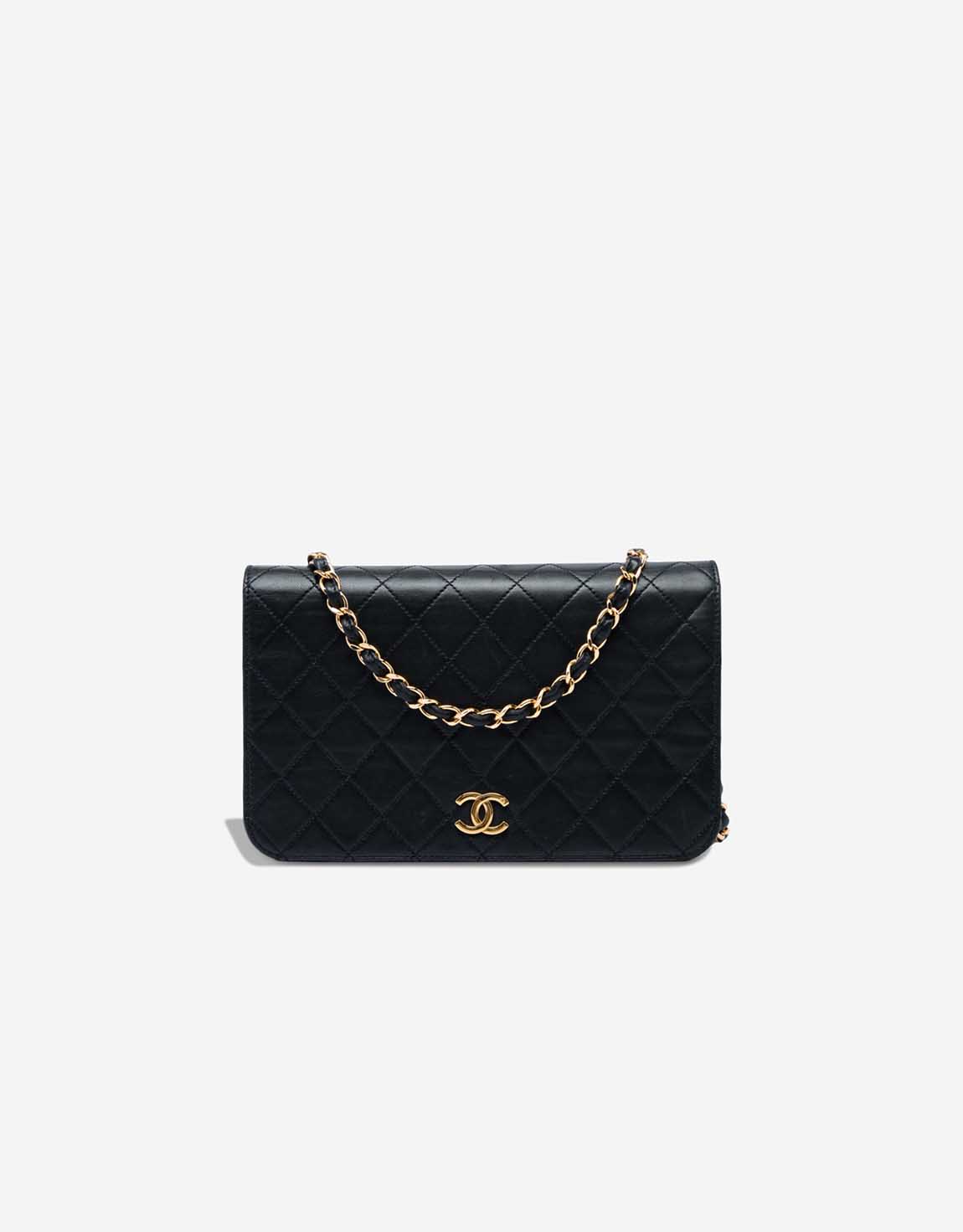 Chanel Timeless kleine Tasche Lammleder Schwarz – Ansicht 1