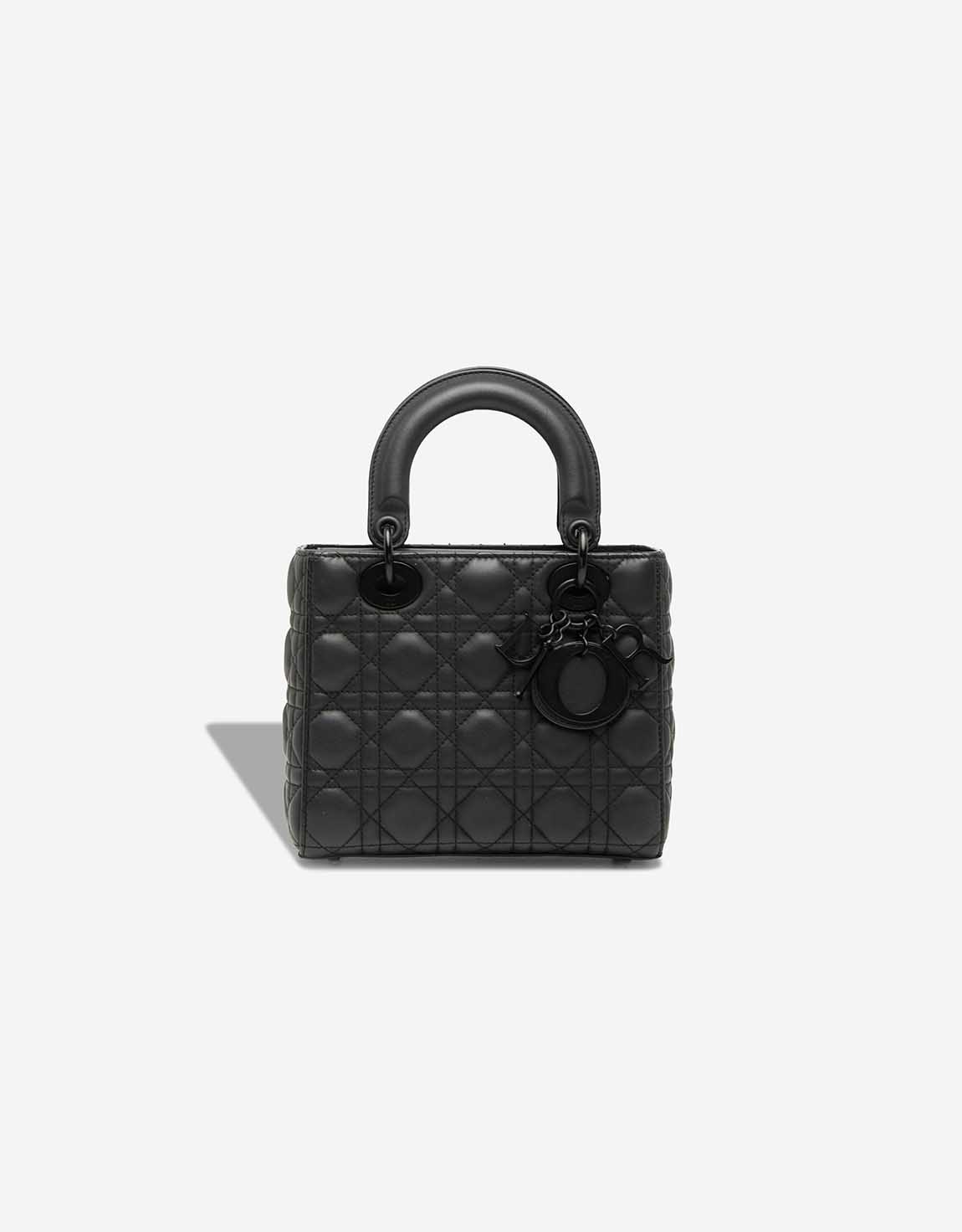 Dior Lady kleine Tasche Kalbsleder Schwarz – Ansicht 1