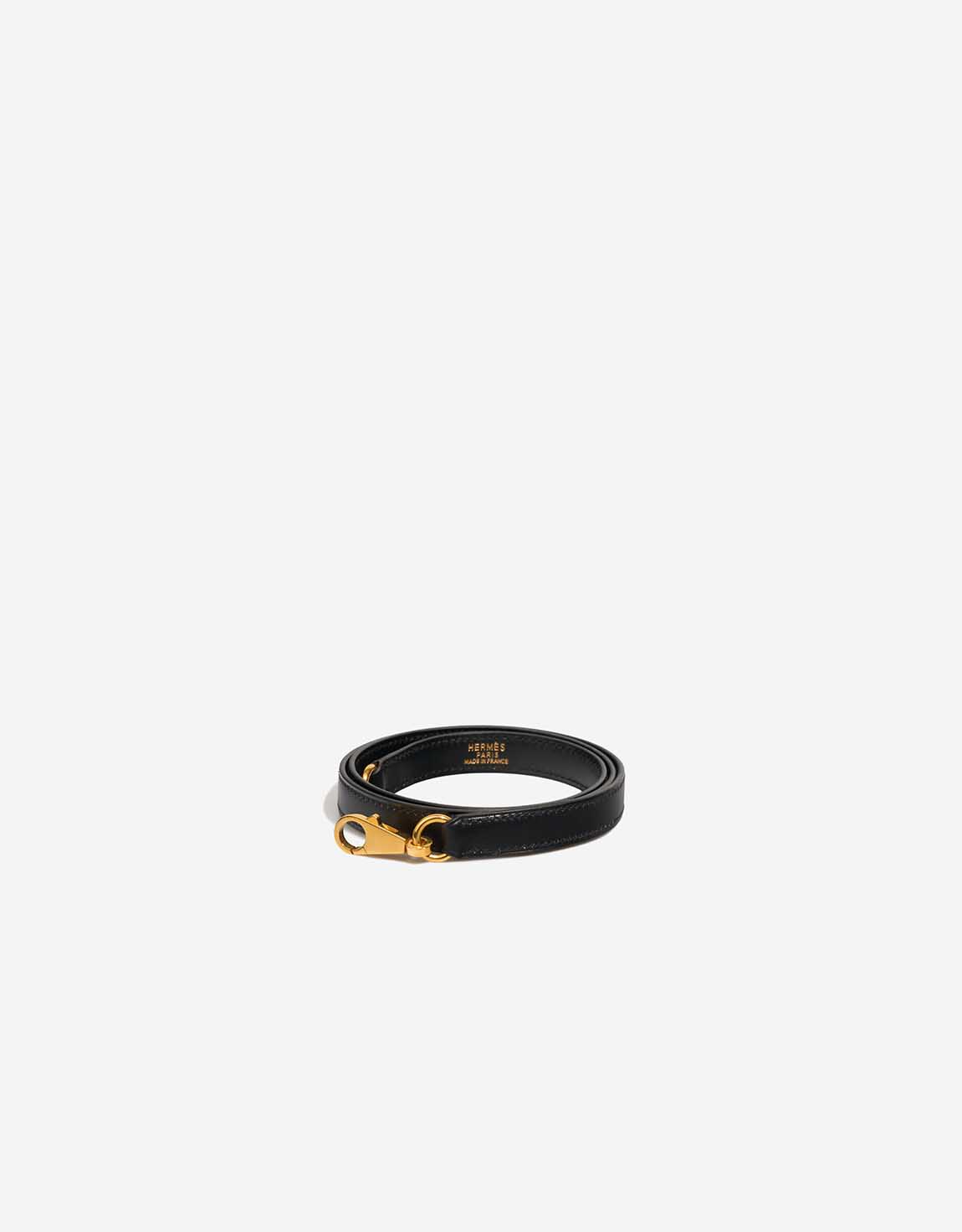 Hermès Kelly Schulterriemen Box Schwarz – Ansicht 1