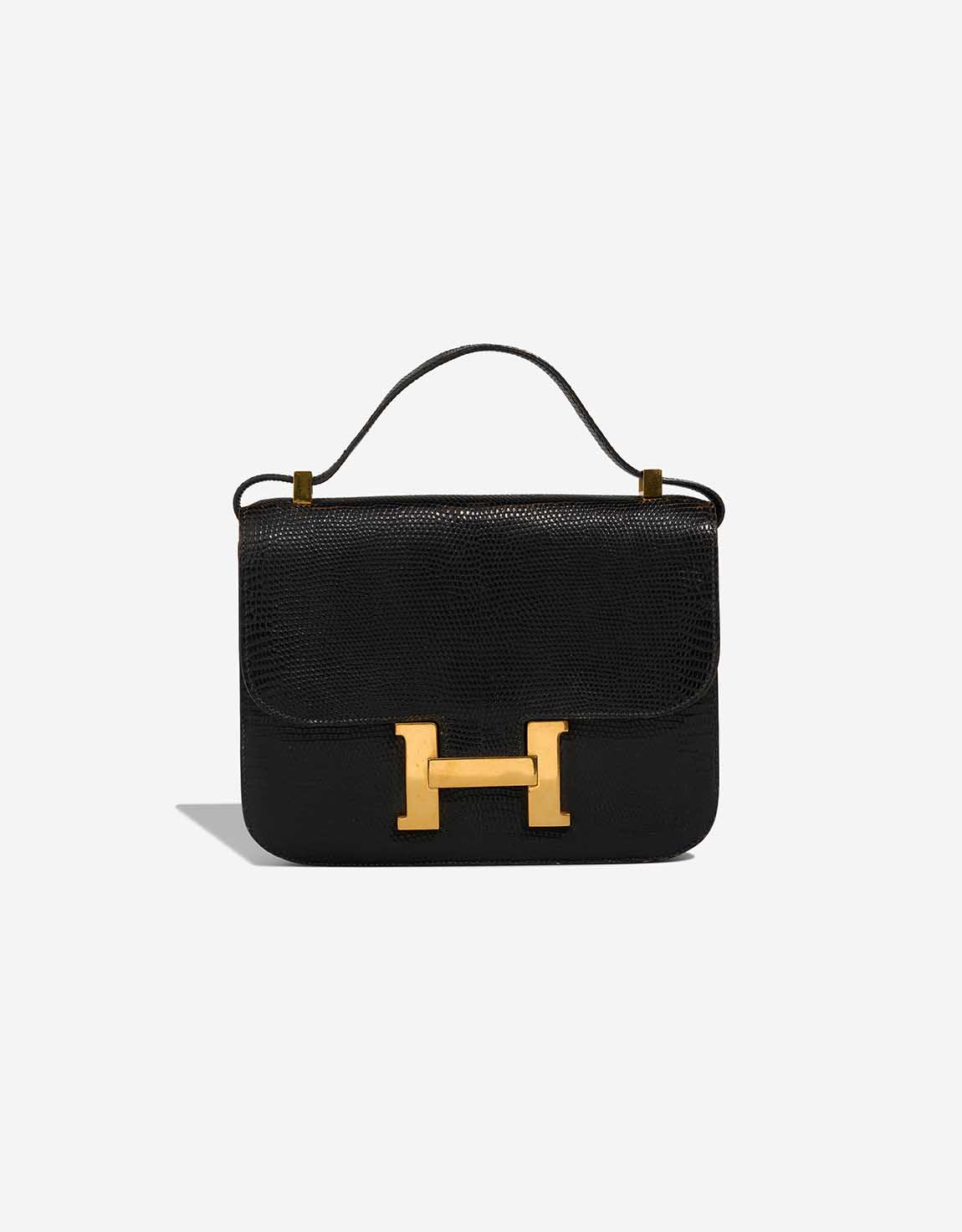 Hermès Constance 24 Eidechse Schwarz – Ansicht 1