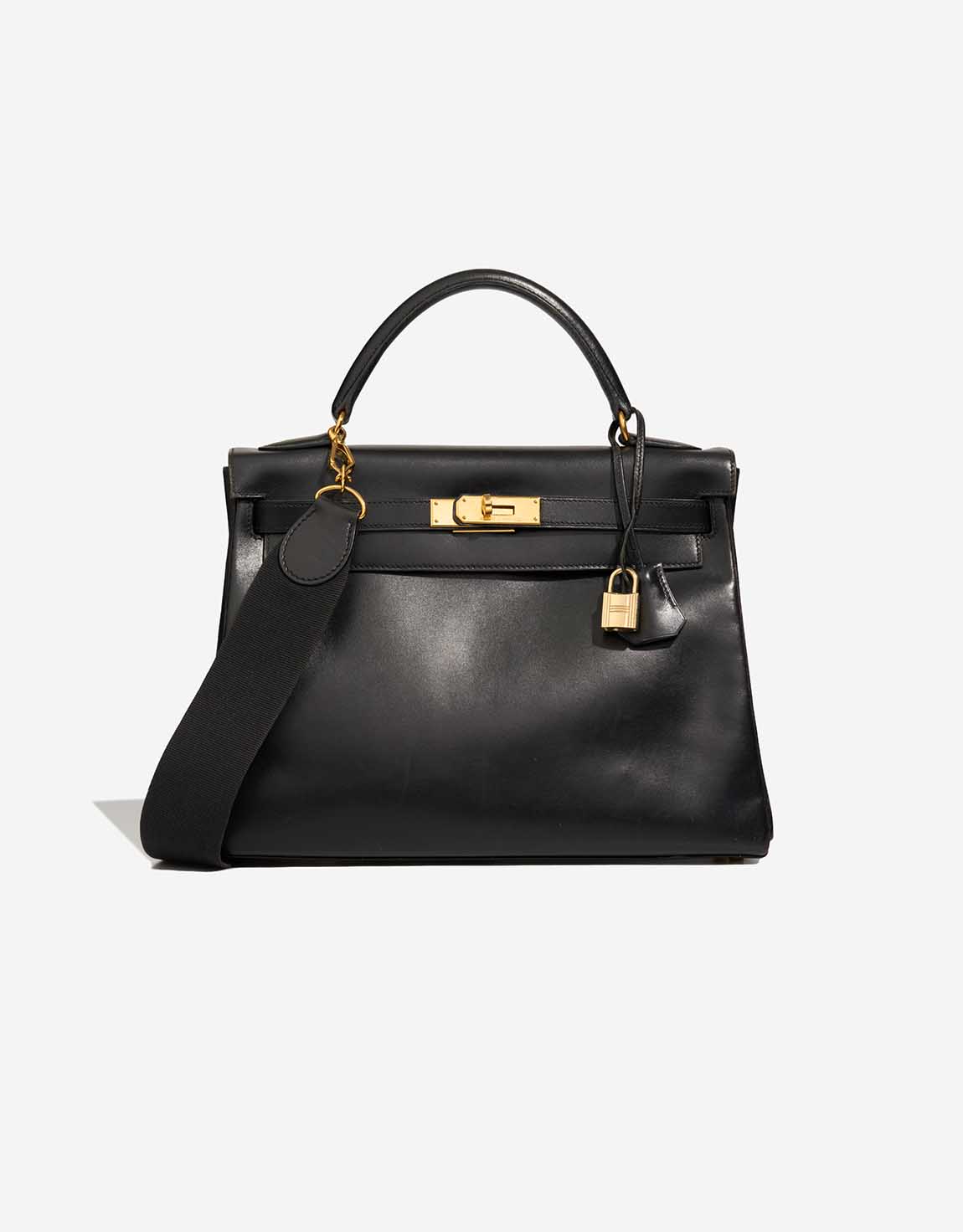 Hermès Kelly 32 Box Schwarz – Ansicht 1