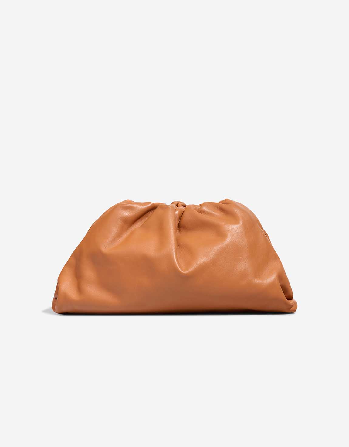 Bottega Veneta Pouch große Tasche Lammleder Braun – Ansicht 1