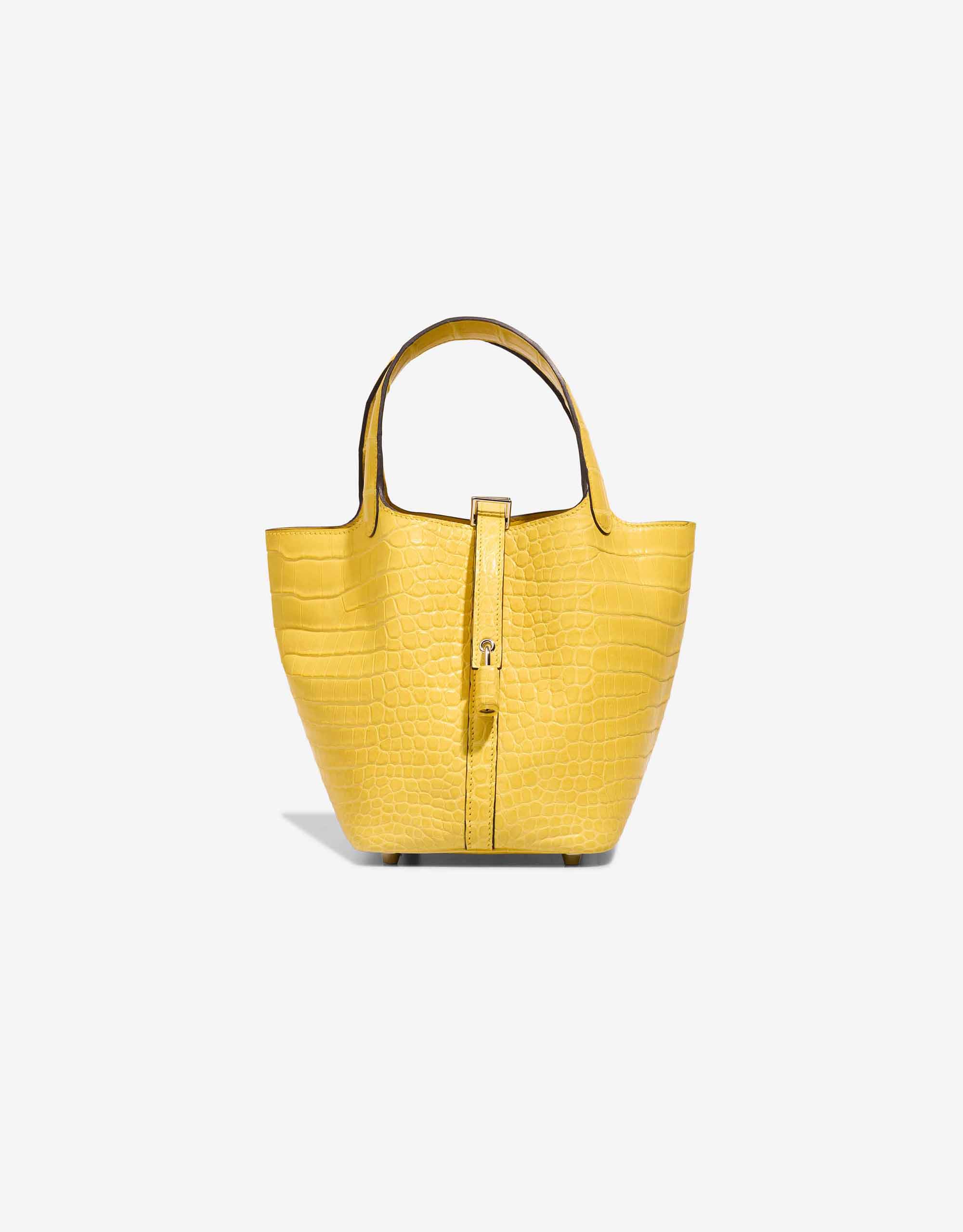 Hermès Picotin 18 Alligatorleder Mimosa – Ansicht 1