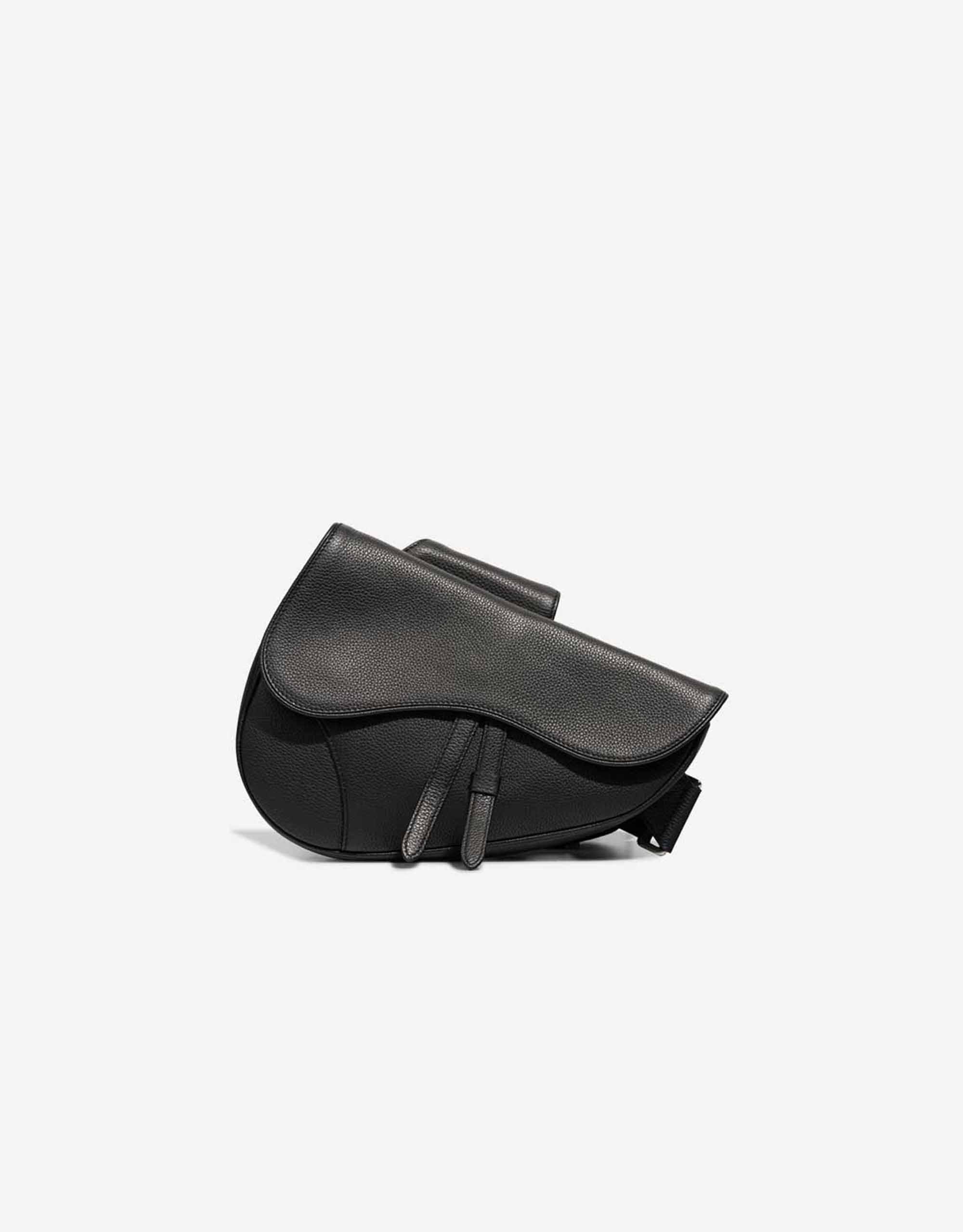 Dior Saddle mittelgroße Tasche Kalbsleder Black – Ansicht 1