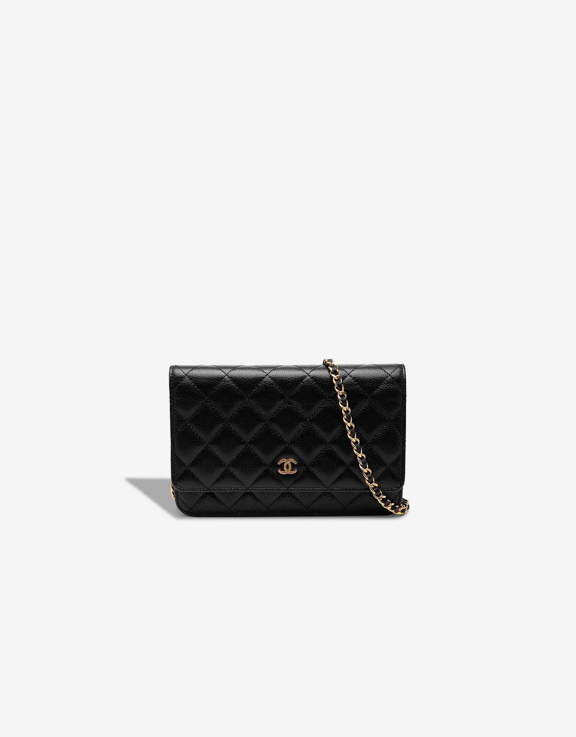 Chanel Timeless Wallet On Chain Caviar-Leder Schwarz – Ansicht 1