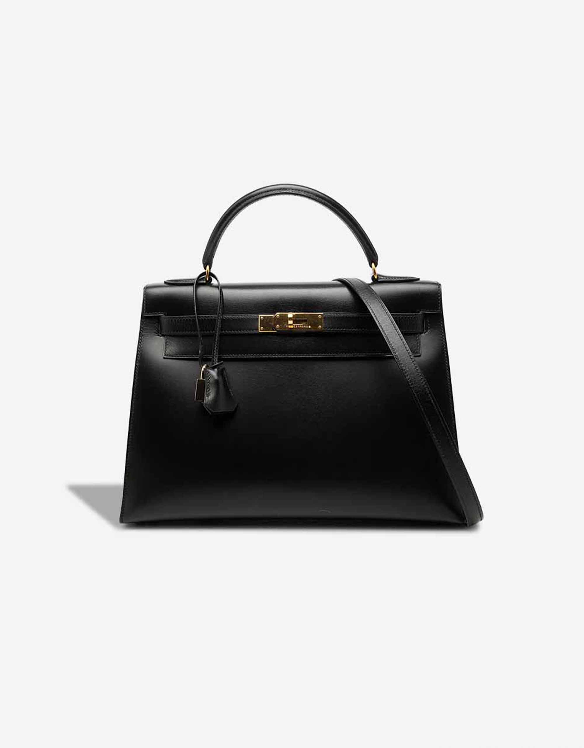 Hermès Kelly 32 Box Schwarz – Ansicht 1