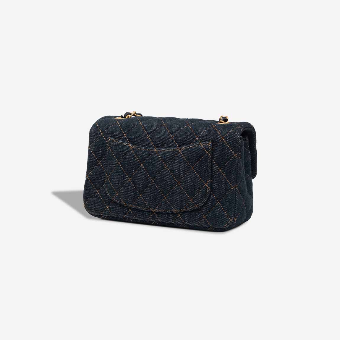 Chanel Timeless Mini-Tasche Denim Dunkelblau – Ansicht 1