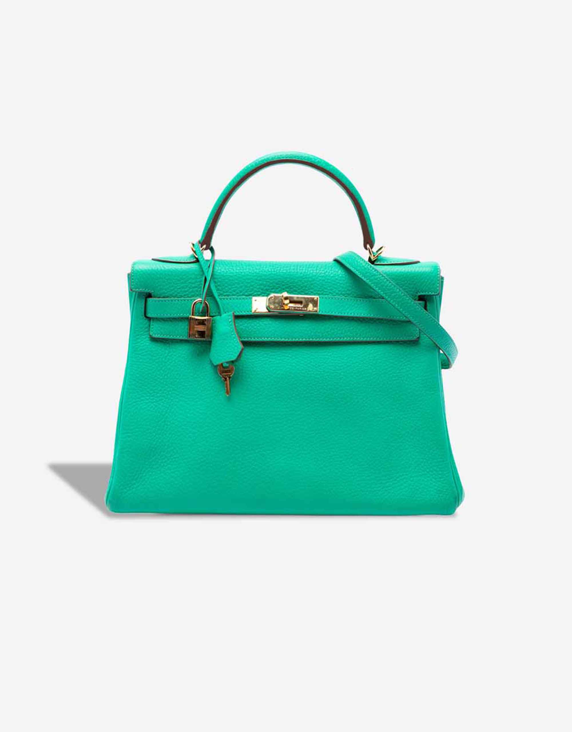 Hermès Kelly 32 Clémence Menthe – Ansicht 1