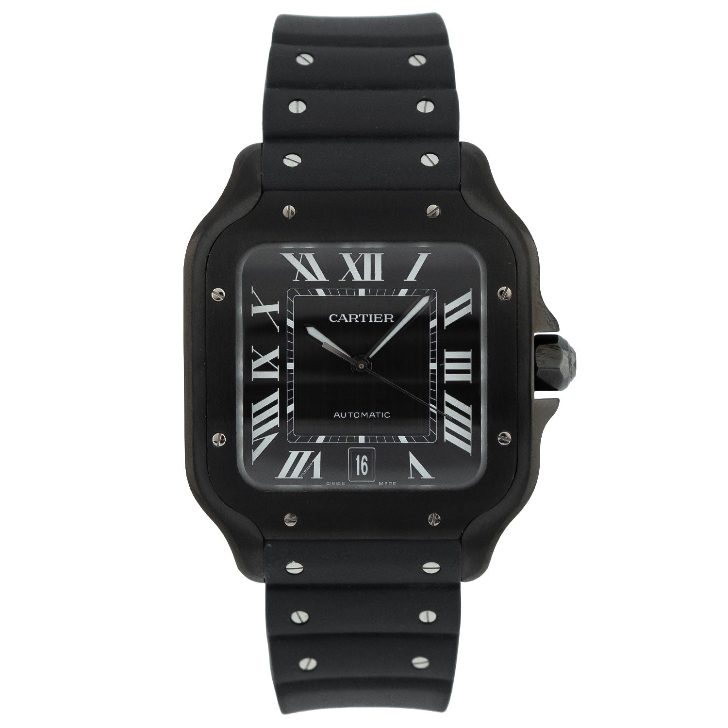 Cartier Santos Black Dial Unworn 2026 - WSSA0039 – Ansicht 1