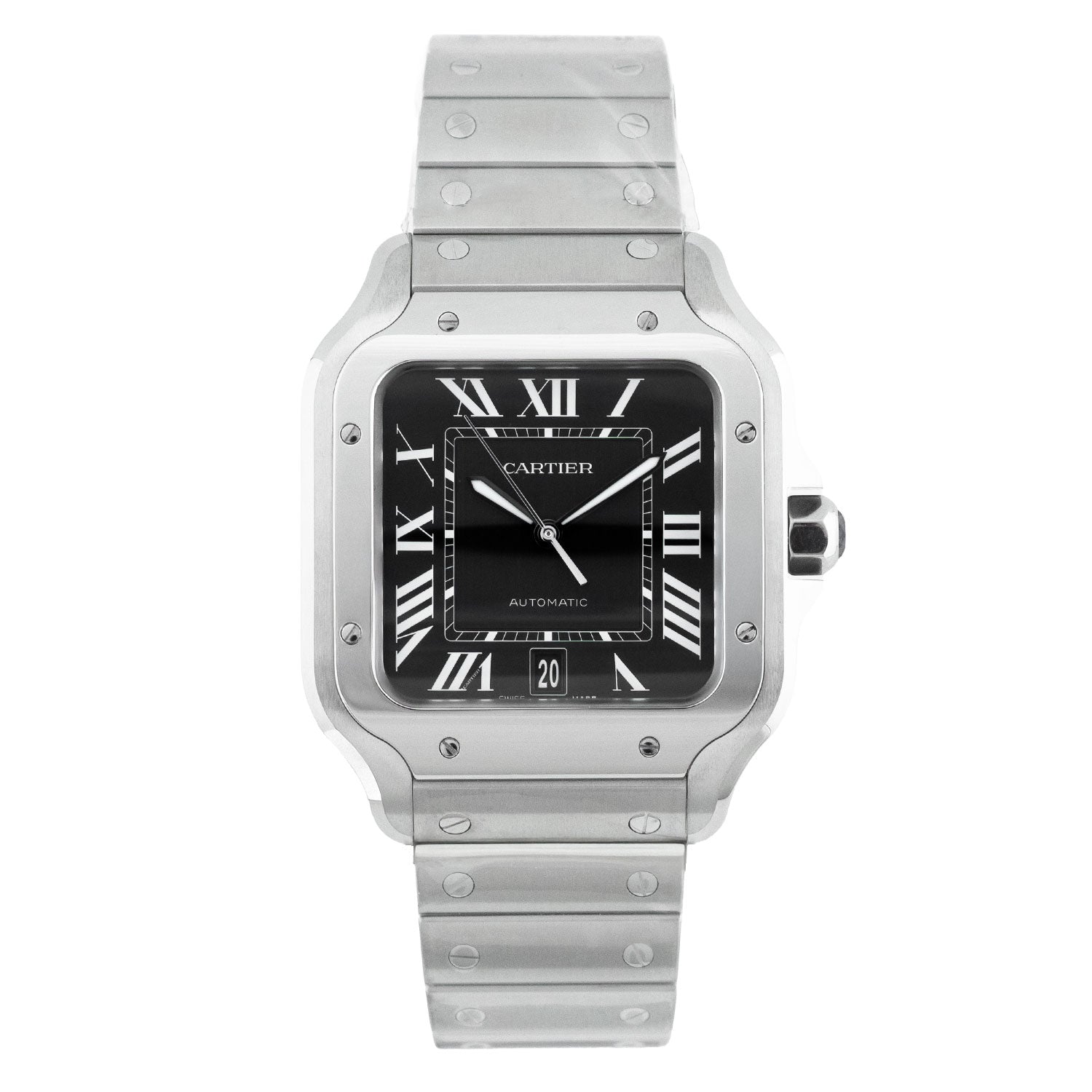 Cartier Santos Black Dial 2026 - WSSA0096 – Ansicht 1