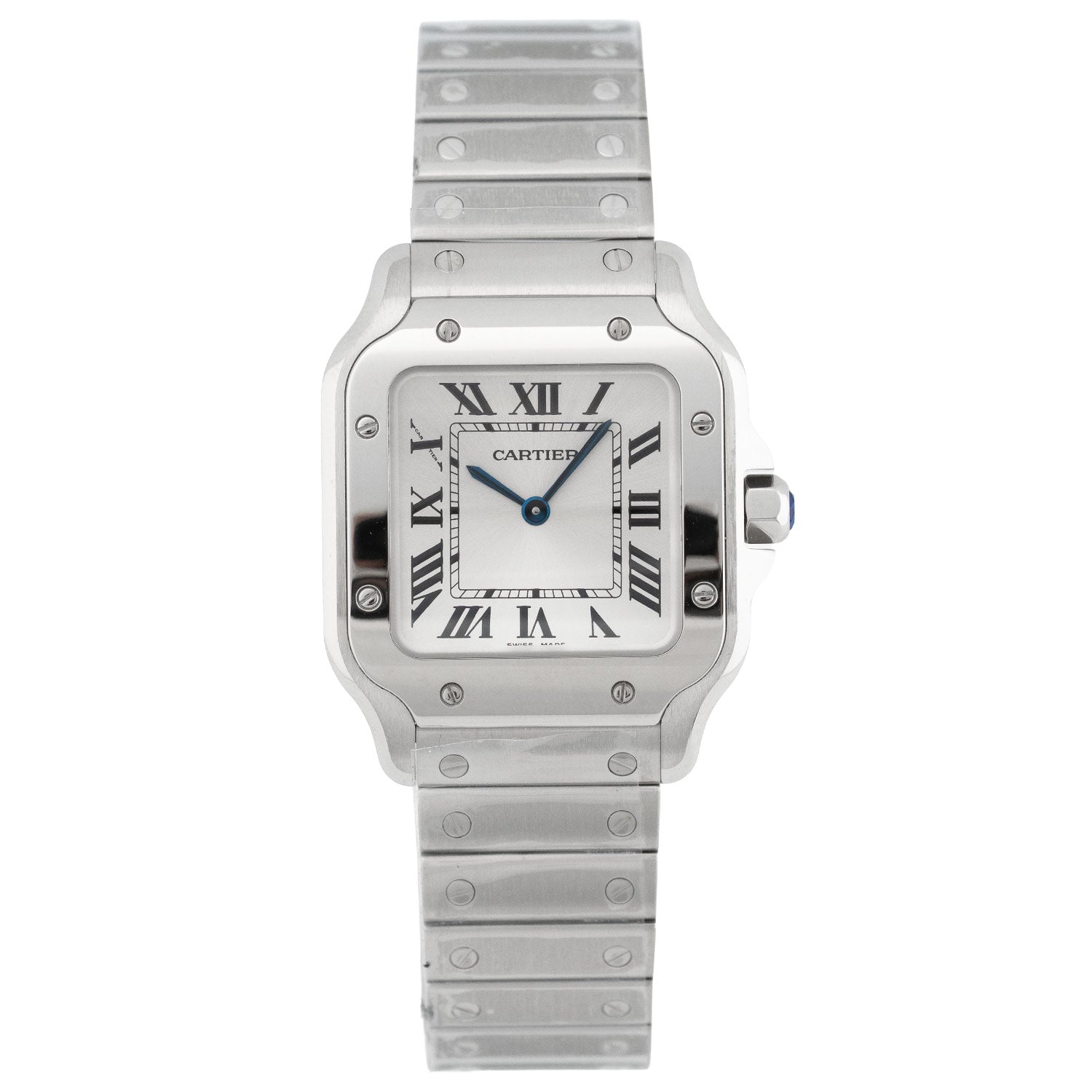 Cartier Santos Silver Dial Unworn 2026 - WSSA0082 – Ansicht 1