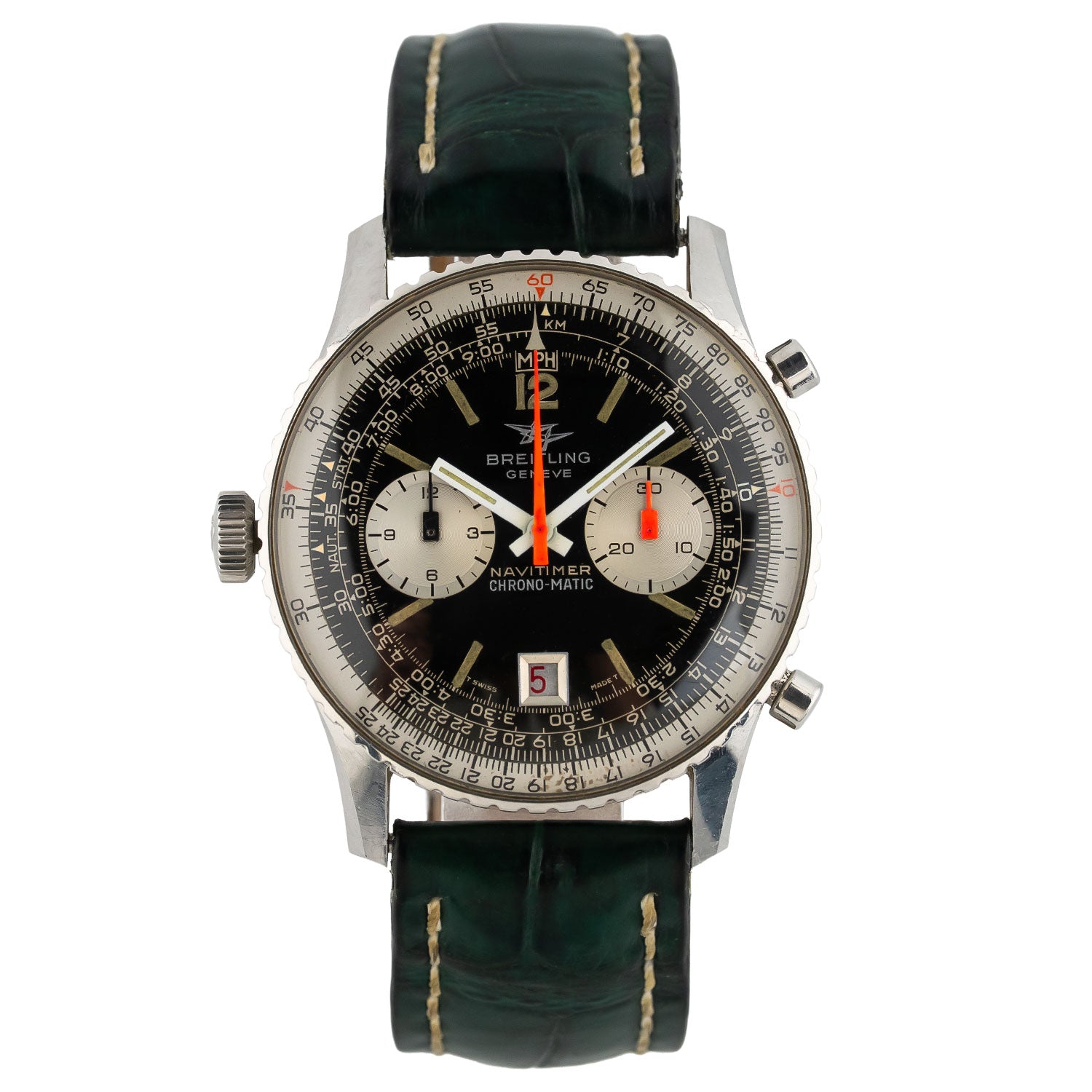 Breitling Navitimer Chrono-Matic Vintage 41mm Black Dial- 8806 – Ansicht 1