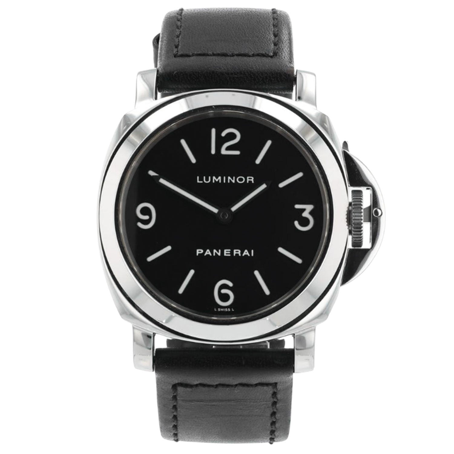 Panerai Luminor Base Black Dial 44mm - PAM00112 – Ansicht 1
